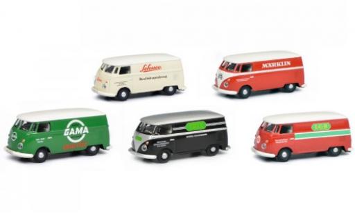 Volkswagen T1 1/87 Schuco Set c Kastenwagen diecast model cars