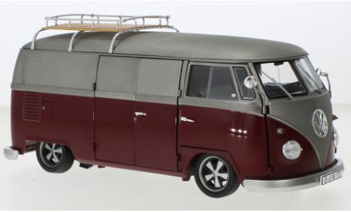 Diecast model cars Volkswagen T1 1/18 Schuco b Bus Lowrider red/matt-grey Volkswagen T1 1/18 Schuco b Bus Lowrider red/matt-grey diecast model cars