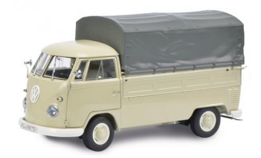 Diecast model cars Volkswagen T1 1/32 Schuco b plateforme beige Volkswagen T1 1/32 Schuco b plateforme beige diecast model cars
