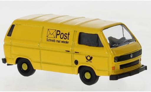 Volkswagen T3 1/87 Schuco Kasten yellow Deutsche Bundespost diecast model cars
