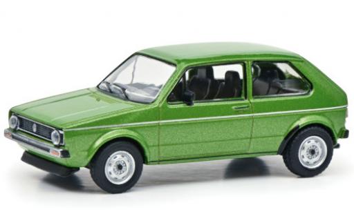 Diecast model cars Volkswagen Golf 1/64 Schuco I green Paperbox Edition Volkswagen Golf 1/64 Schuco I green Paperbox Edition diecast model cars