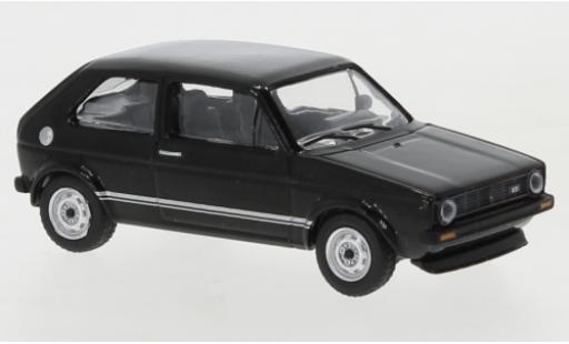 Diecast model cars Volkswagen Golf 1/64 Schuco I GTI black 1976 Volkswagen Golf 1/64 Schuco I GTI black 1976 diecast model cars