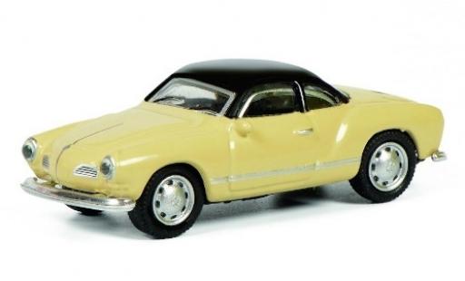Diecast model cars Volkswagen Karmann 1/87 Schuco Ghia (Typ 14) beige/black Volkswagen Karmann 1/87 Schuco Ghia (Typ 14) beige/black diecast model cars