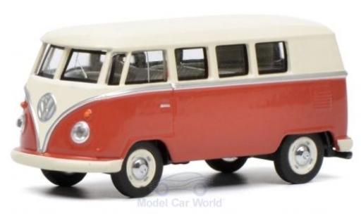 Diecast model cars Volkswagen T1 1/64 Schuco Bus red/beige Volkswagen T1 1/64 Schuco Bus red/beige diecast model cars