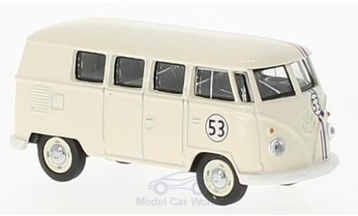 Diecast model cars Volkswagen T1 B 1/64 Schuco Bus white Nr.53 Volkswagen T1 B 1/64 Schuco Bus white Nr.53 diecast model cars