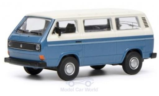 Diecast model cars Volkswagen T3 1/64 Schuco Bus blue/white Volkswagen T3 1/64 Schuco Bus blue/white diecast model cars