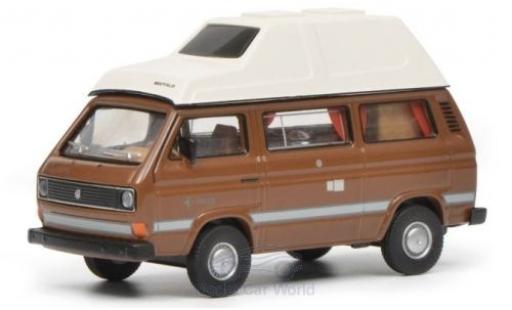 Diecast model cars Volkswagen T3 1/64 Schuco Joker brown/white Volkswagen T3 1/64 Schuco Joker brown/white diecast model cars