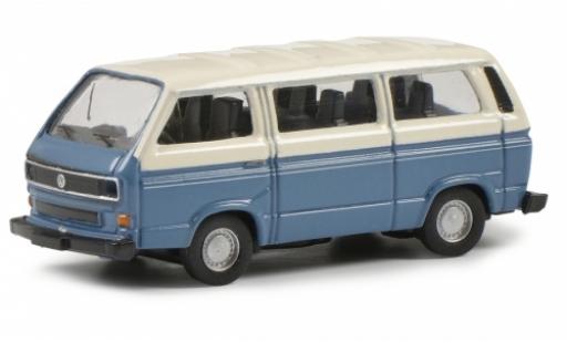 Volkswagen T3 1/87 Schuco b Bus L blue/beige diecast model cars