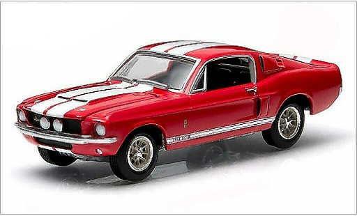 Shelby GT 500 1967 1/64 Greenlight red diecast model cars