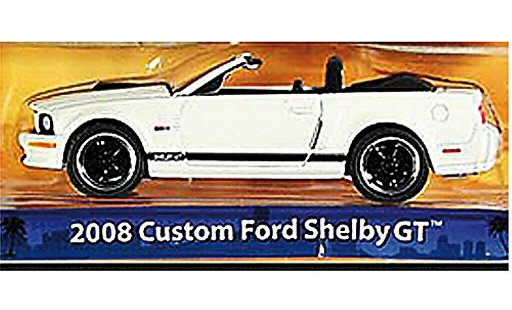 Shelby GT Convertible 1/64 Greenlight white/matt-black 2008 diecast model cars