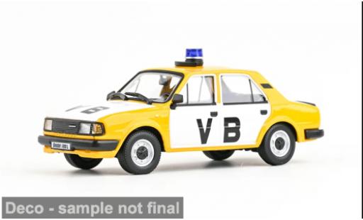 Diecast model cars Skoda 120 Livree Officielle L 1984 Czechoslovak Communist Police 1/43 Abrex