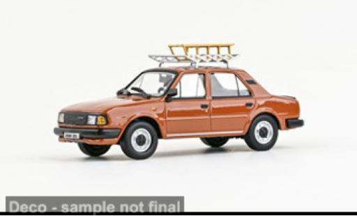 Skoda 120 1/43 Abrex L braun 1984 1:43 diecast model cars