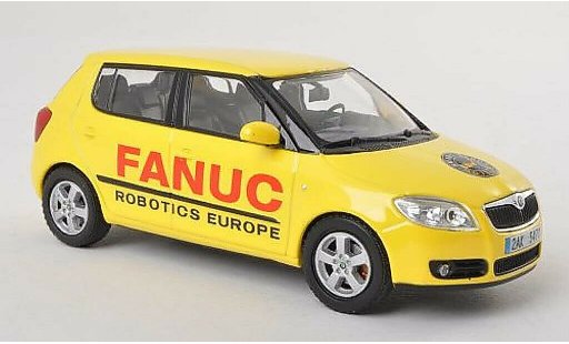 Skoda Fabia Livree Flotte 1/43 Abrex Fanuc Robotics Europe 2010 diecast model cars