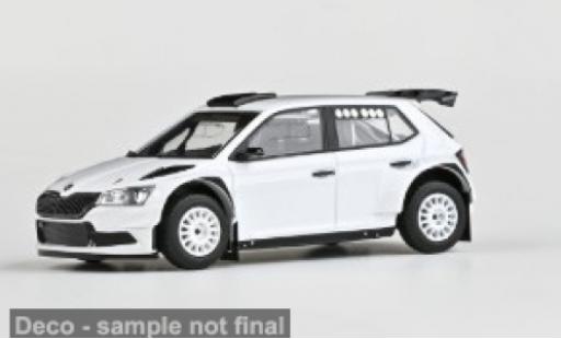 Skoda Fabia 1/43 Abrex III FL Rally2 Evo weiss 2019 1:43 diecast model cars