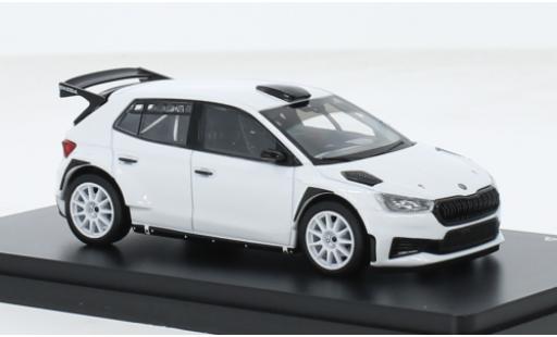 Skoda Fabia 1/43 Abrex IV RS Rallye2 weiss 2022 1:43 diecast model cars