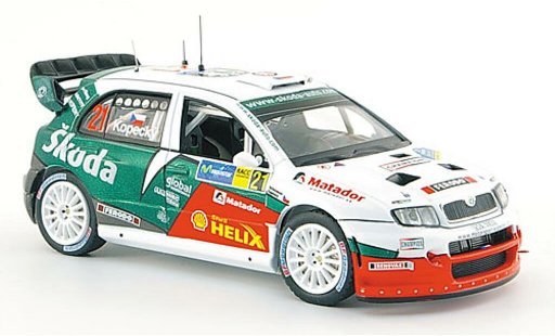 Skoda Fabia WRC 1/43 IXO No.21 Funfter Rally Catalunya 2006 /Schovanek diecast model cars