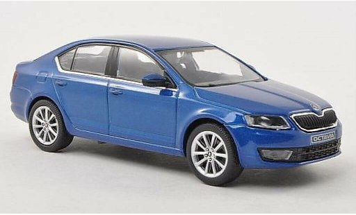 Skoda Octavia Base 1/43 Abrex III blue 2013 diecast model cars