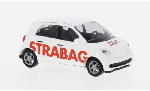 Smart ForFour 1/87 Busch Forfour 14 2014 STRABAG 1:87 diecast model cars