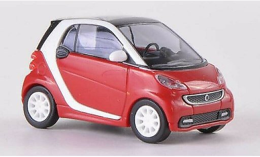Smart ForTwo Coupe 1/87 Busch red 2012 diecast model cars