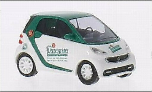Smart ForTwo Coupe 1/87 Busch Wernesgreener diecast model cars