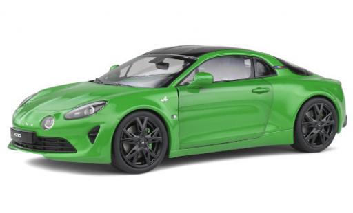 Alpine A110 1/18 Solido Pure Color Edition metallic green 2020 diecast model cars