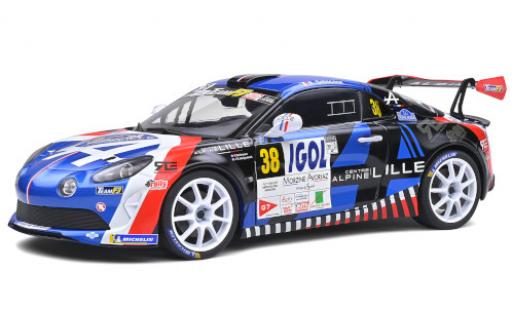 Diecast model cars Alpine A110 1/18 Solido RGT No.38 Team FJ Rally du Mont Blanc 2020 F.Delecour Alpine A110 1/18 Solido RGT No.38 Team FJ Rally du Mont Blanc 2020 F.Delecour diecast model cars