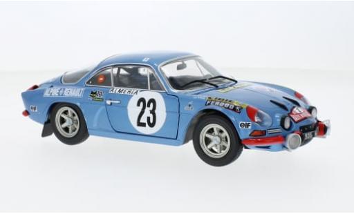 Alpine A110 1/18 Solido Renault No.23 Rallye Monte Carlo 1972 1:18 diecast model cars