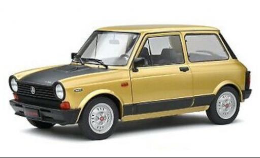 Autobianchi A112 1/18 Solido Abarth metallic beige/black 1980 diecast model cars