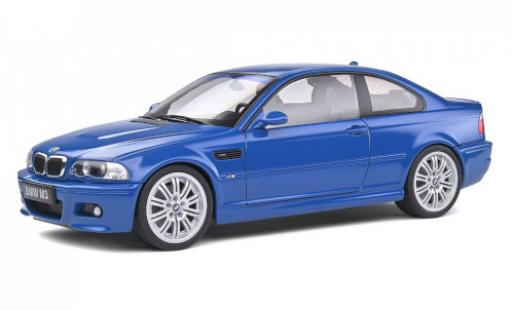 Bmw M3 1/18 Solido (E46) blue 2000 diecast model cars