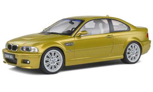 Bmw M3 1/18 Solido (E46) metallic yellow 2000 diecast model cars