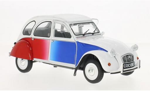 Citroen 2CV 1/18 Solido 2 CV Cocorico white/Dekor 1986 diecast model cars