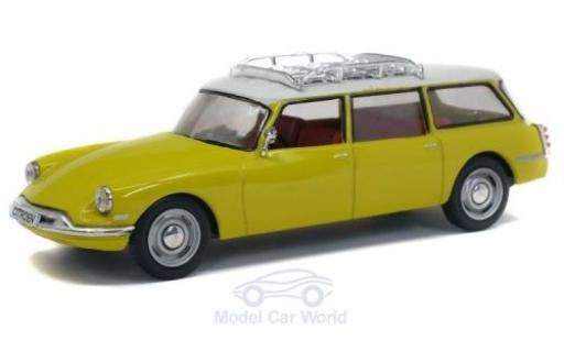 Diecast model cars Citroen DS 1/43 Solido 19 Break yellow/white 1960 Citroen DS 1/43 Solido 19 Break yellow/white 1960 diecast model cars
