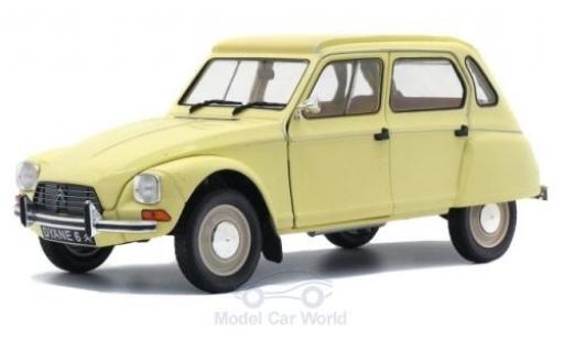 Diecast model cars Citroen Dyane 1/18 Solido 6 yellow 1967 Citroen Dyane 1/18 Solido 6 yellow 1967 diecast model cars