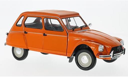 Citroen Dyane 1/18 Solido 6 orange 1967 diecast model cars
