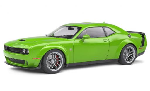 Diecast model cars Dodge Challenger 1/18 Solido R/T Scat Pack green/black 2020 Dodge Challenger 1/18 Solido R/T Scat Pack green/black 2020 diecast model cars