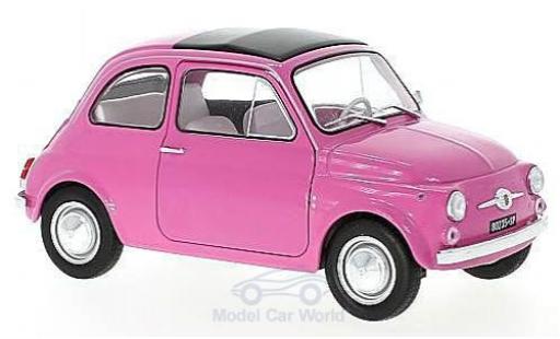 Diecast model cars Fiat 500 L 1/18 Solido L pink 1969 Fiat 500 L 1/18 Solido L pink 1969 diecast model cars