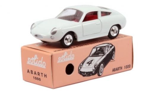 Diecast model cars Fiat Abarth 1000 1/43 Solido Bialbero white 1966 Fiat Abarth 1000 1/43 Solido Bialbero white 1966 diecast model cars