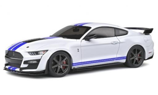 Diecast model cars Ford Mustang 1/18 Solido Shelby GT 500 Fast Track white/matt-blue 2020 Ford Mustang 1/18 Solido Shelby GT 500 Fast Track white/matt-blue 2020 diecast model cars
