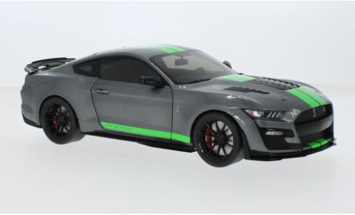 Shelby GT 500 1/18 Solido Ford Mustang KR metallise grau/gr&uuml;n 2020 1:18 diecast model cars