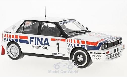 Diecast model cars Lancia Delta 1/18 Solido Integrale 16V No.1 Fina Tour de Corse 1991 D.Auriol/B.Occelli Lancia Delta 1/18 Solido Integrale 16V No.1 Fina Tour de Corse 1991 D.Auriol/B.Occelli diecast model cars