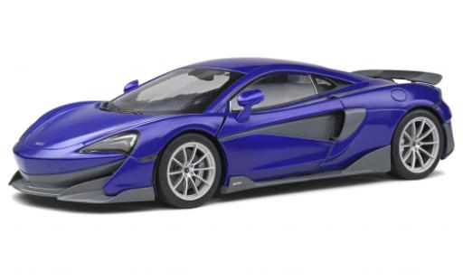 McLaren 600 1/18 Solido LT purple 2018 diecast model cars