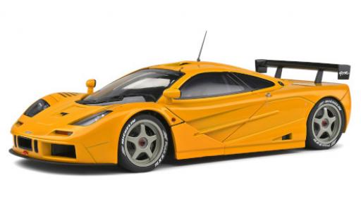 McLaren F1 1/18 Solido GTR orange 1995 diecast model cars