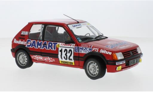 Peugeot 205 1/18 Solido GTI 1.6 No.132 Rallye WM Rallye Monte Carlo 1986 1:18 diecast model cars