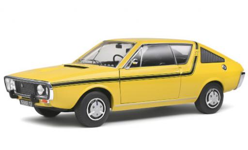 Renault 17 1/18 Solido TL yellow/black 1976 diecast model cars