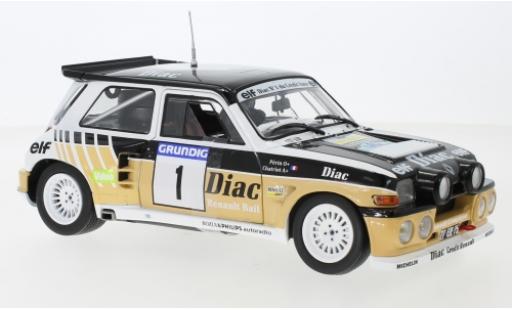 Renault 5 1/18 Solido Maxi No.1 Diac F.Chatriot/M.Perin diecast model cars