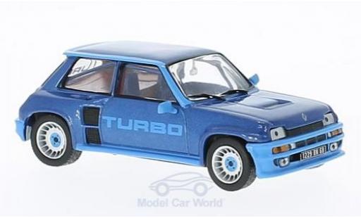 Renault 5 1/43 Solido Turbo metallic blue 1980 diecast model cars