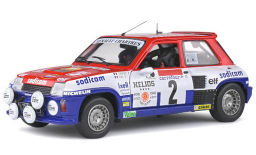 Renault 5 1/18 Solido Turbo No.2 Team Galtier Sodicam Rallye EM Rallye Antibes 1983 y compris les Decals J-L.Therier/M.Vial diecast model cars