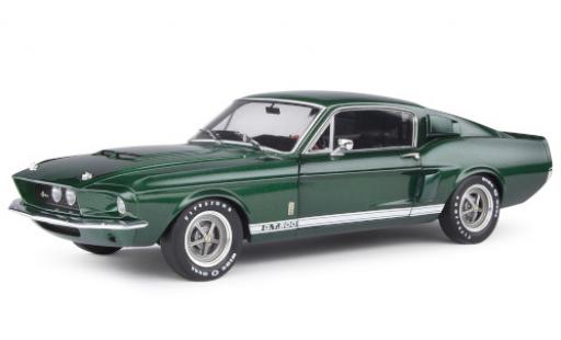 Shelby GT 1/18 Solido 500 metallic green/Dekor 1967 Basis: Ford Mustang Fastback diecast model cars