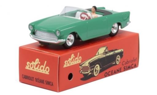Simca Oceane 1/43 Solido Cabriolet green 1960 diecast model cars