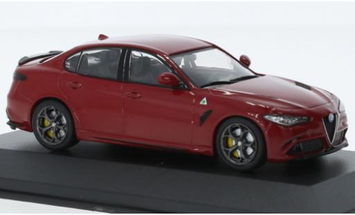Diecast model cars Alfa Romeo Giulia 1/43 Solido Quadrifoglio red 2019 Alfa Romeo Giulia 1/43 Solido Quadrifoglio red 2019 diecast model cars